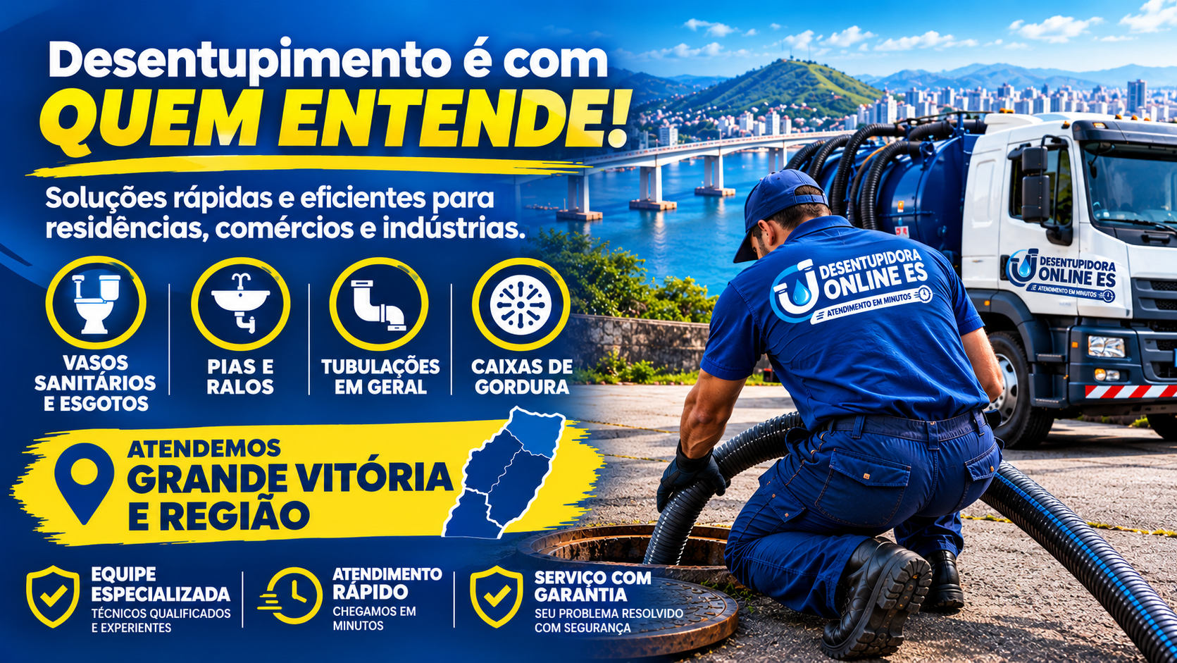 desentupidora es vitória